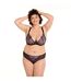 Soutien-gorge à armatures grand maintien noir/violet Amants