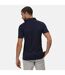 Mens Recycled Polo Shirt Navy Regatta Professional-4
