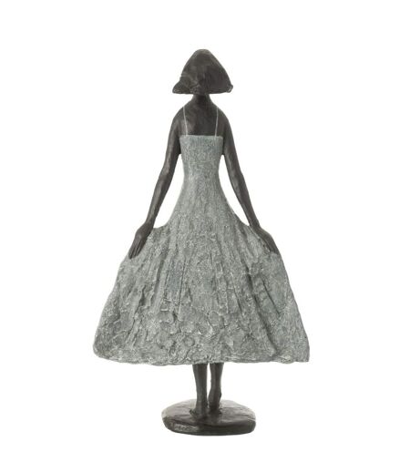 Statue Fille en Résine Ciel 54cm Gris