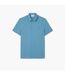 Mens Paris Piqué Stretch Regular Polo Shirt Sky Blue Lacoste-1