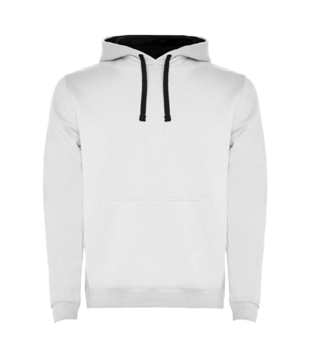 Sweat à capuche urban homme blanc / bleu marine Roly