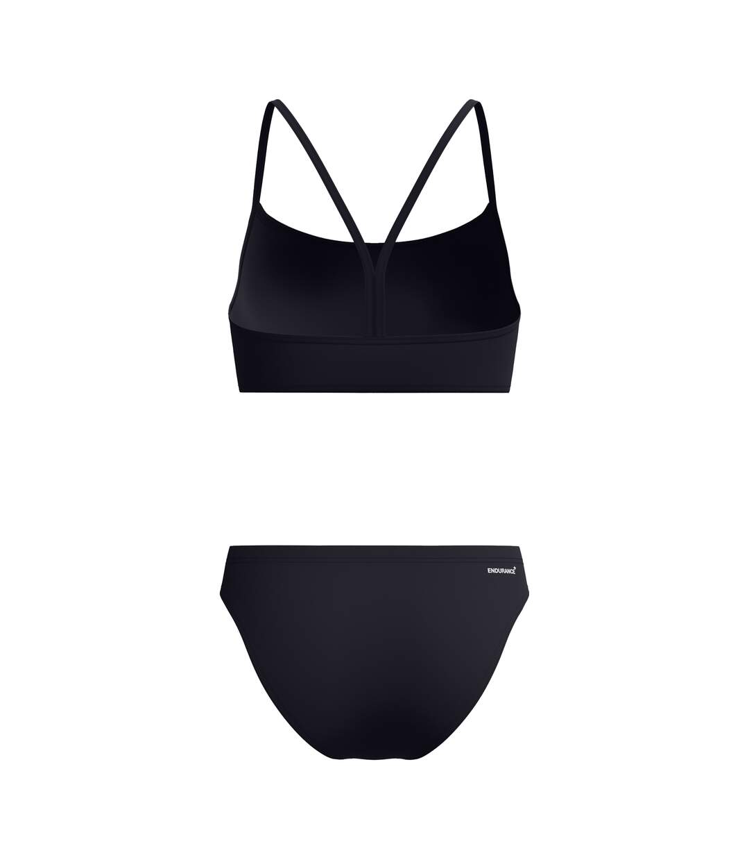 Maillot De Bain 2 Pièces Motif/style Logo Femme Noir Speedo-3