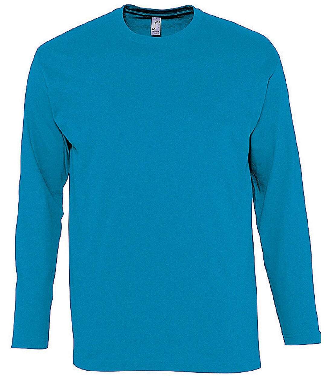 T-shirt manches longues HOMME - 11420 - bleu aqua