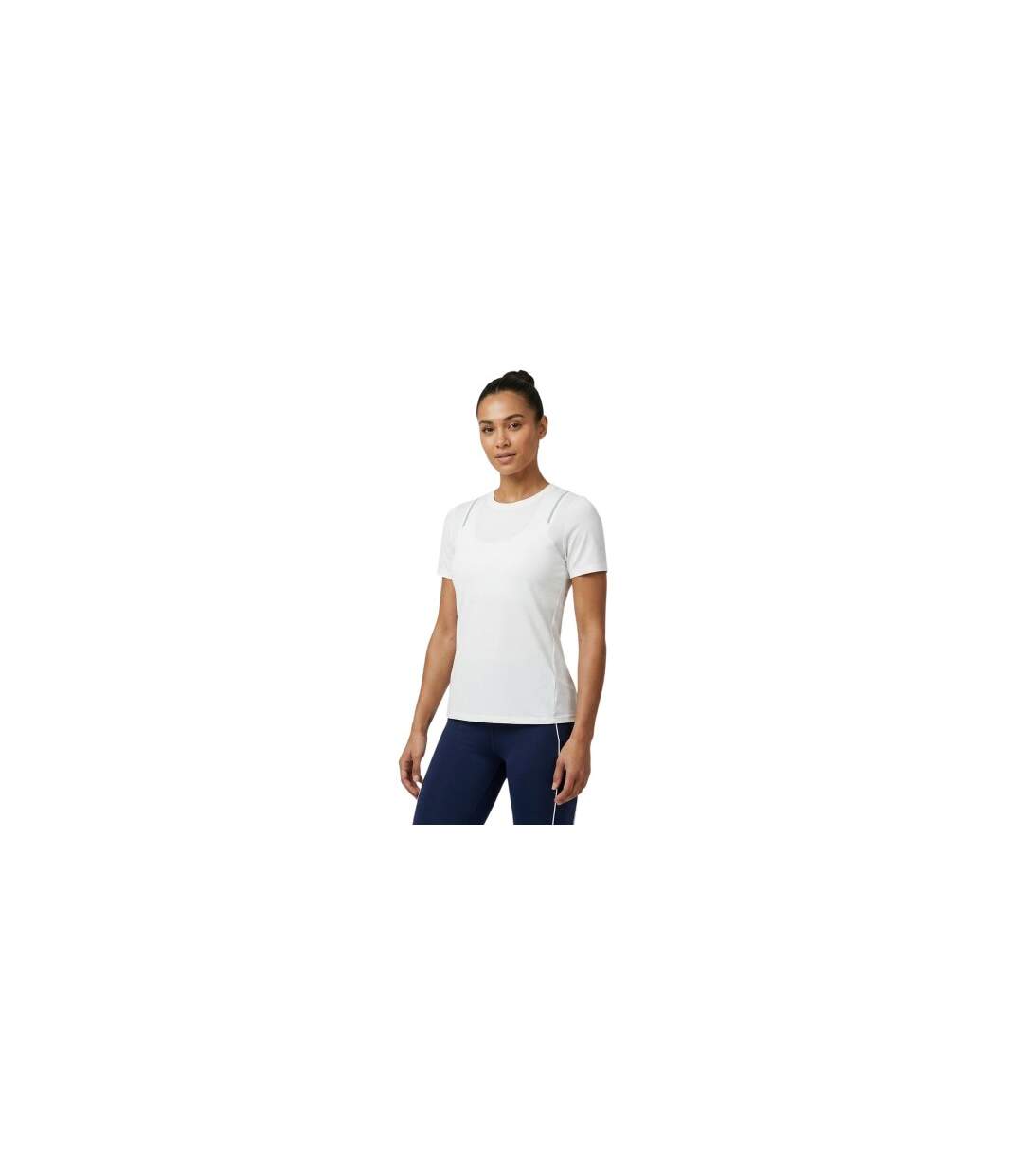 T-shirt Aeromesh Femme Blanc Brillant Castore-1