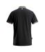 Mens allroundwork 37.5 tech short sleeve polo shirt black Snickers