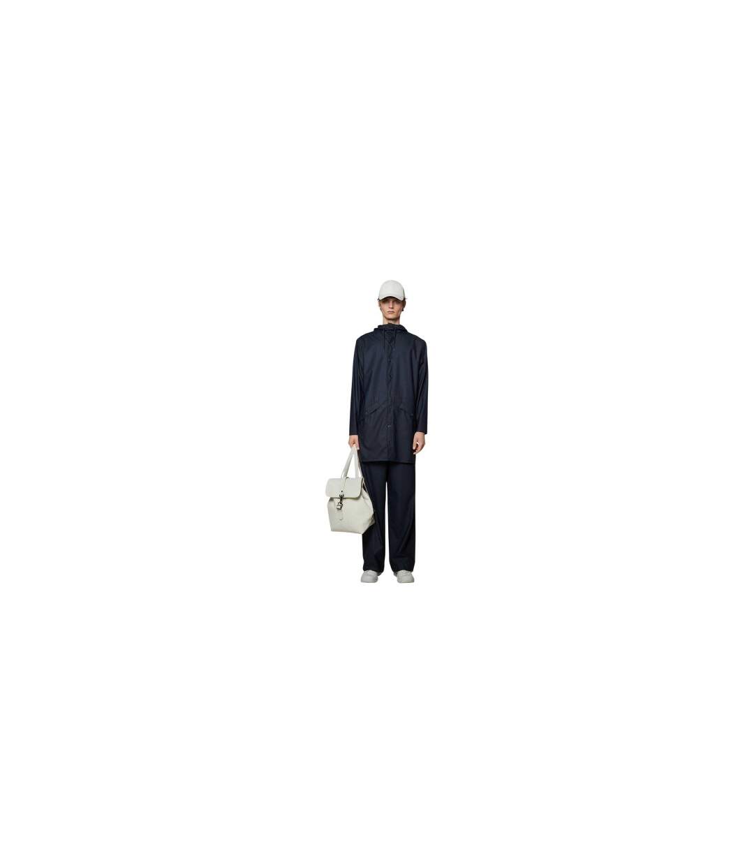 Unisex Adult Waterproof Anorak Navy Rains-1