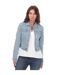 Womens/ladies Luna Denim Jacket Light Blue Vero Moda-1