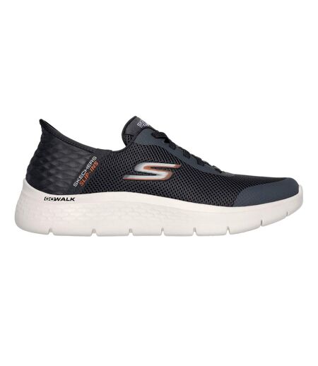 Mens go walk flex slip-in trainers grey/white Skechers