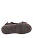 Hush Puppies Mens Neville Leather Adjustable Strap Sandals (Brown) - UTFS9794