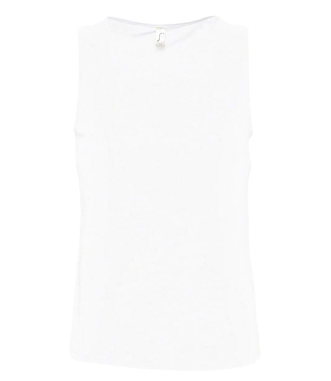t-shirt débardeur pour homme - 11465 - blanc-1