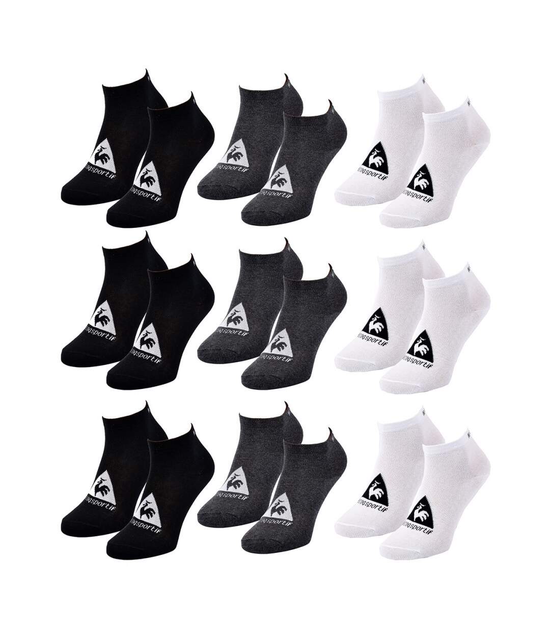 Chaussettes homme SNEAKER Le Coq Sportif - Pack de 9-2