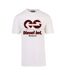 T-shirt Motif/style Logo Power Station Adulte Blanc Rouge Diesel-2