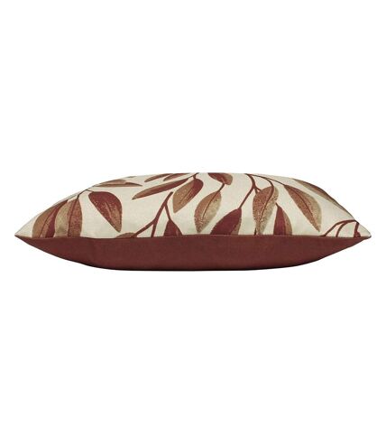 Paoletti Laurel Botanical Throw Pillow Cover (Rust) (One Size) - UTRV2431