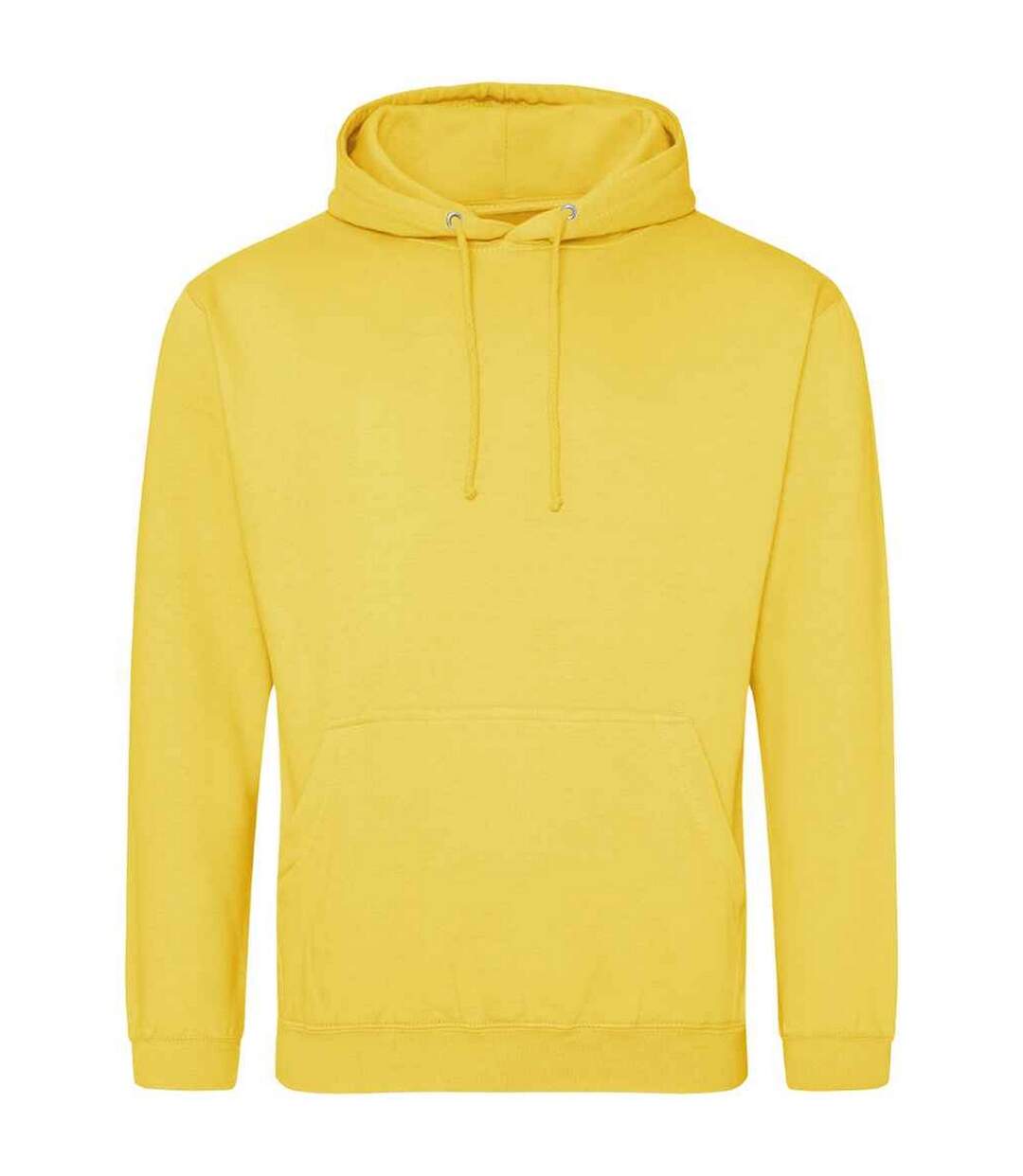 Sweat à capuche college adulte jaune Awdis