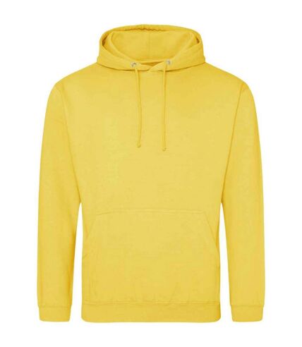 Sweat à capuche college adulte jaune Awdis Awdis