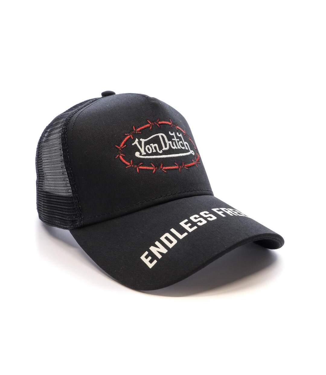 Casquette Noire/Rouge Homme Von Dutch 966121 - Taille unique-2