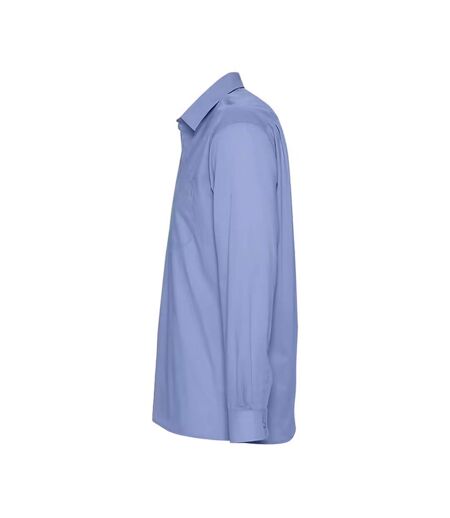 Chemise Baltimore Homme Bleu Violet Pastel SOLS