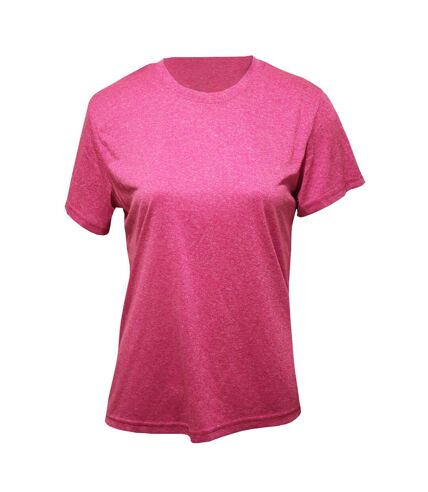 T-shirt femme rose chiné TriDri TriDri