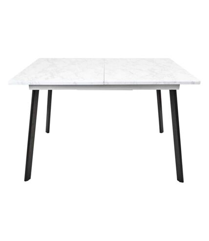 Table repas extensible 4 à 6 personnes Plateau imitation marbre