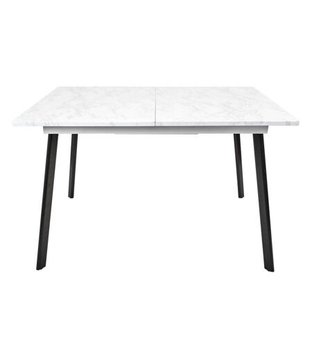 Table repas extensible 4 à 6 personnes Plateau imitation marbre