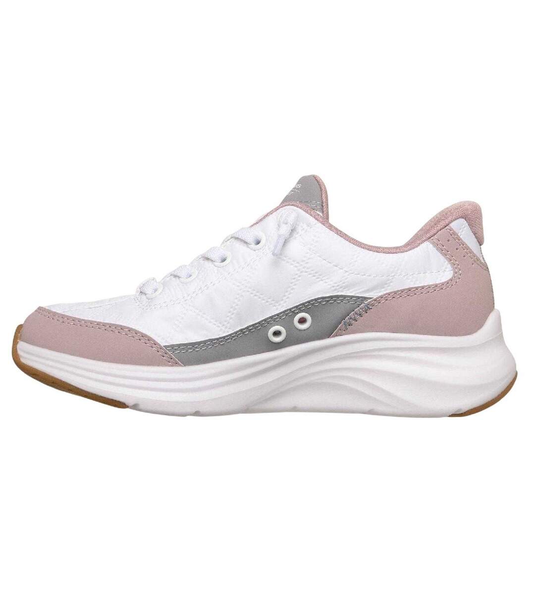 Baskets Cozy Femme Blanc Lavande Skechers-2