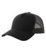 Rapper 5 panel cotton sustainable trucker cap black/dark grey Atlantis-1