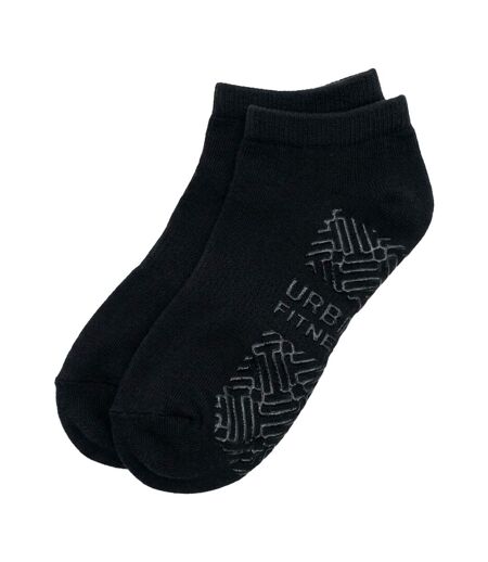 Unisex Adult Low Rise Ankle Socks Black Urban Fitness