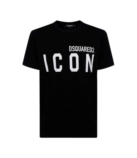 T-shirt Motif/style Grande Icône Cool Adulte Noir Blanc DSquared2