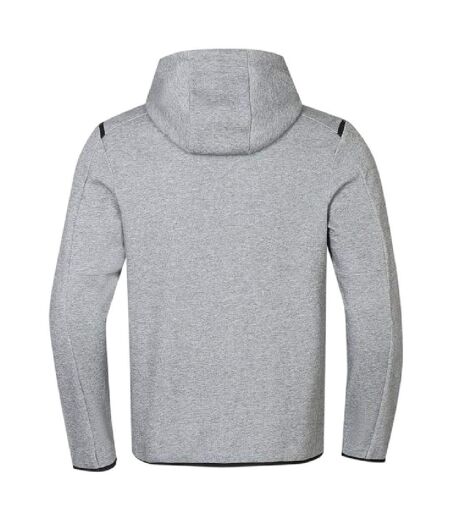 Mens Regular Full Zip Hoodie Grey Marl Marl Kappa