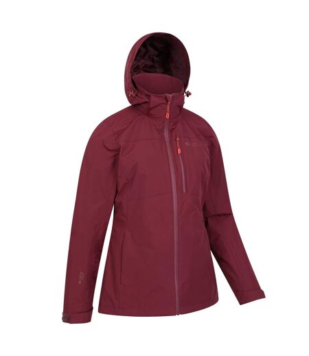 Mountain Warehouse Womens/Ladies Rainforest II Extreme Waterproof Jacket (Burgundy) - UTMW1056