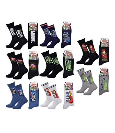 Chaussettes Pack Cadeaux Homme SUPERHEROS - Pack de 8