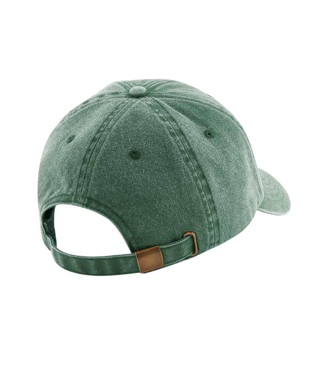 Casquette De Baseball Vert Bouteille Beechfield-2