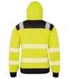 Sweat zippé haute visibilité sécurité ECORESPONSABLE - R503X - jaune fluo