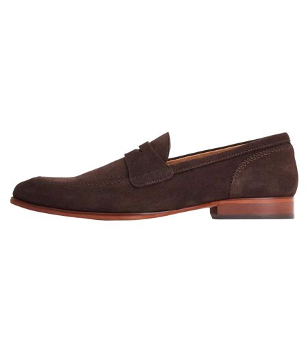 Mocassins penny bruno homme marron foncé Base London