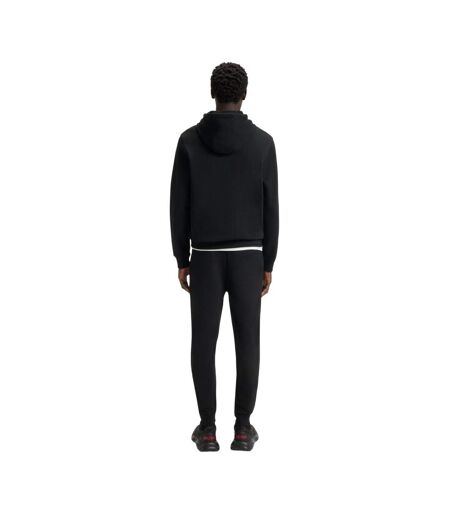 Mens Drawstring Hoodie Black Hugo