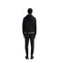 Mens Drawstring Hoodie Black Hugo-3