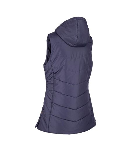 Womens/ladies Juniper Padded Gilet Navy Trespass