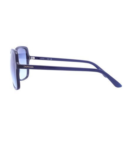 Womens/ladies Gradient Sunglasses One Size Navy Blue Calvin Klein