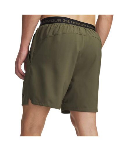Short de running kaki/noir homme under armour vanish woven 1373718
