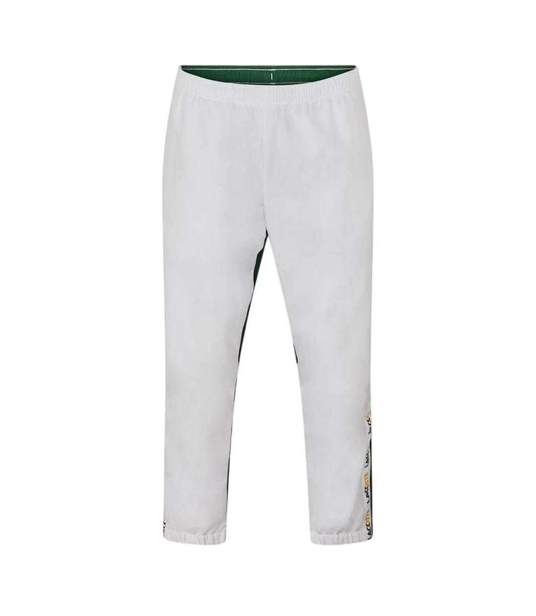 Mens Xh7587 Tracksuit Bottoms White Green Lacoste-1