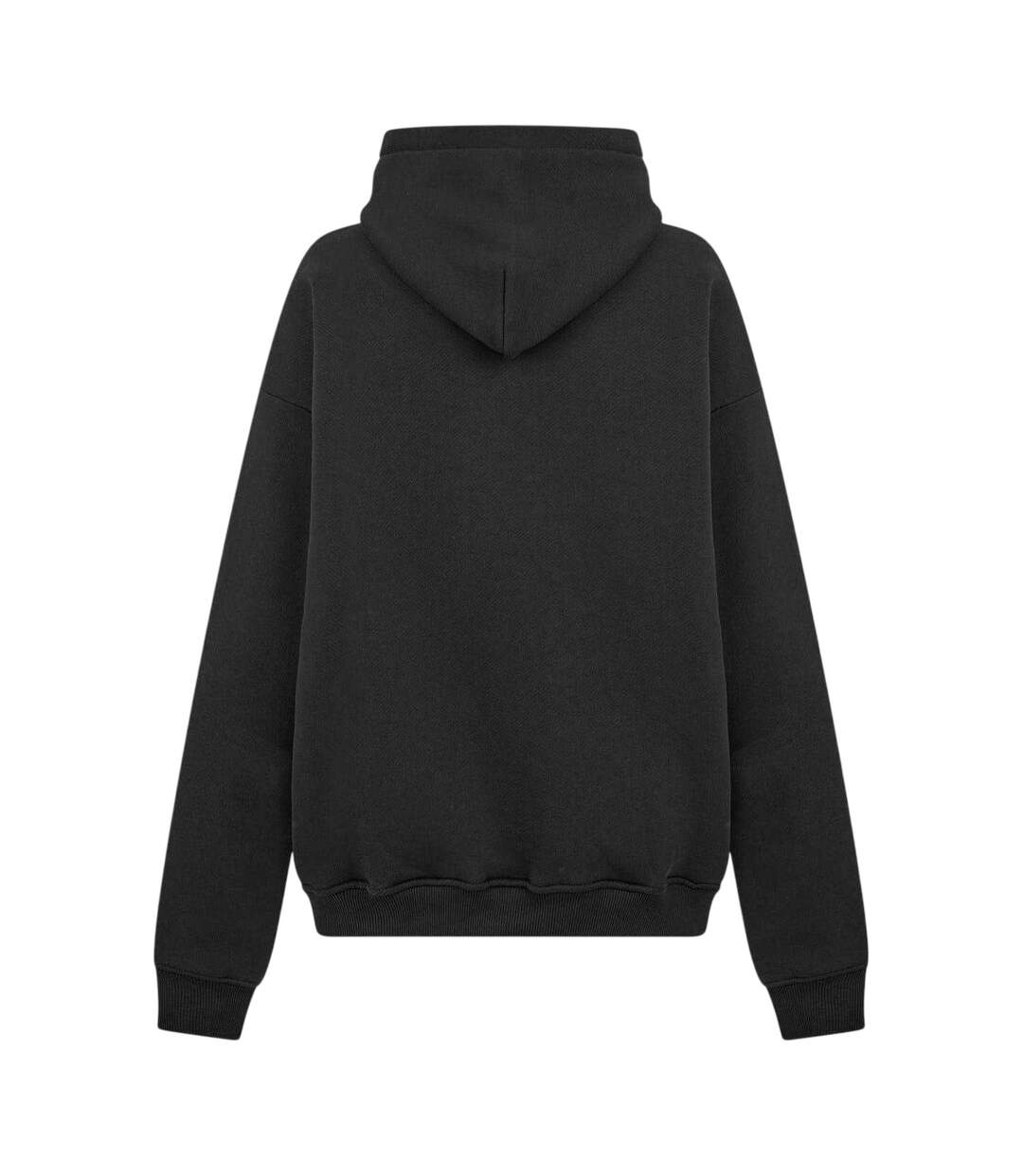 Mens Heavyweight Relaxed Fit Hoodie Black Couture-3
