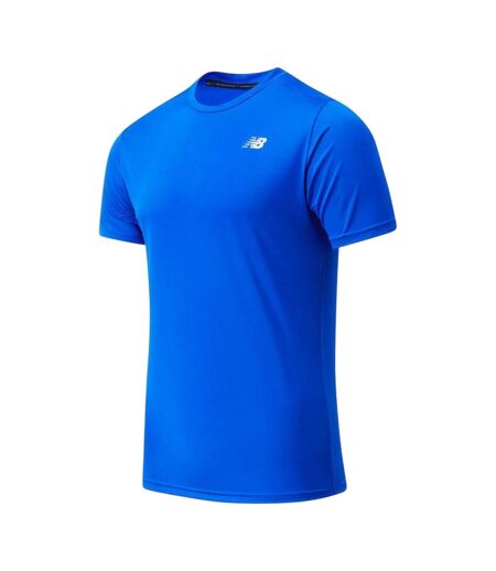 T-shirt Course À Pied Motif/style Logo Sur Poitrine Homme Bleu New Balance