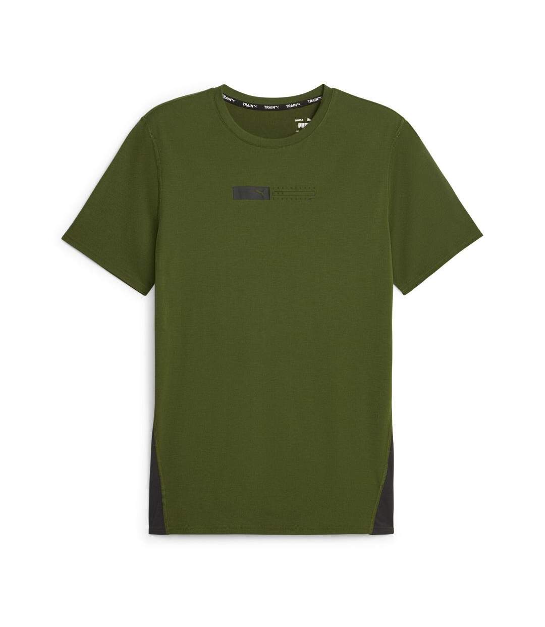 T-shirt kaki homme puma strength - l-1