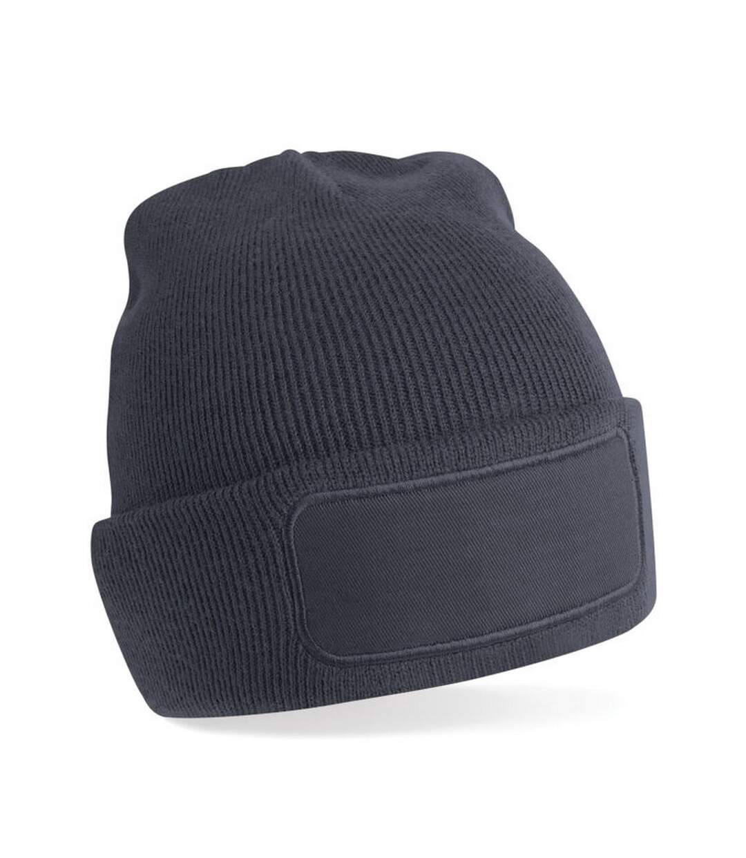 Bonnet Unisexe Adulte Original Patch Gris Foncé Beechfield-1