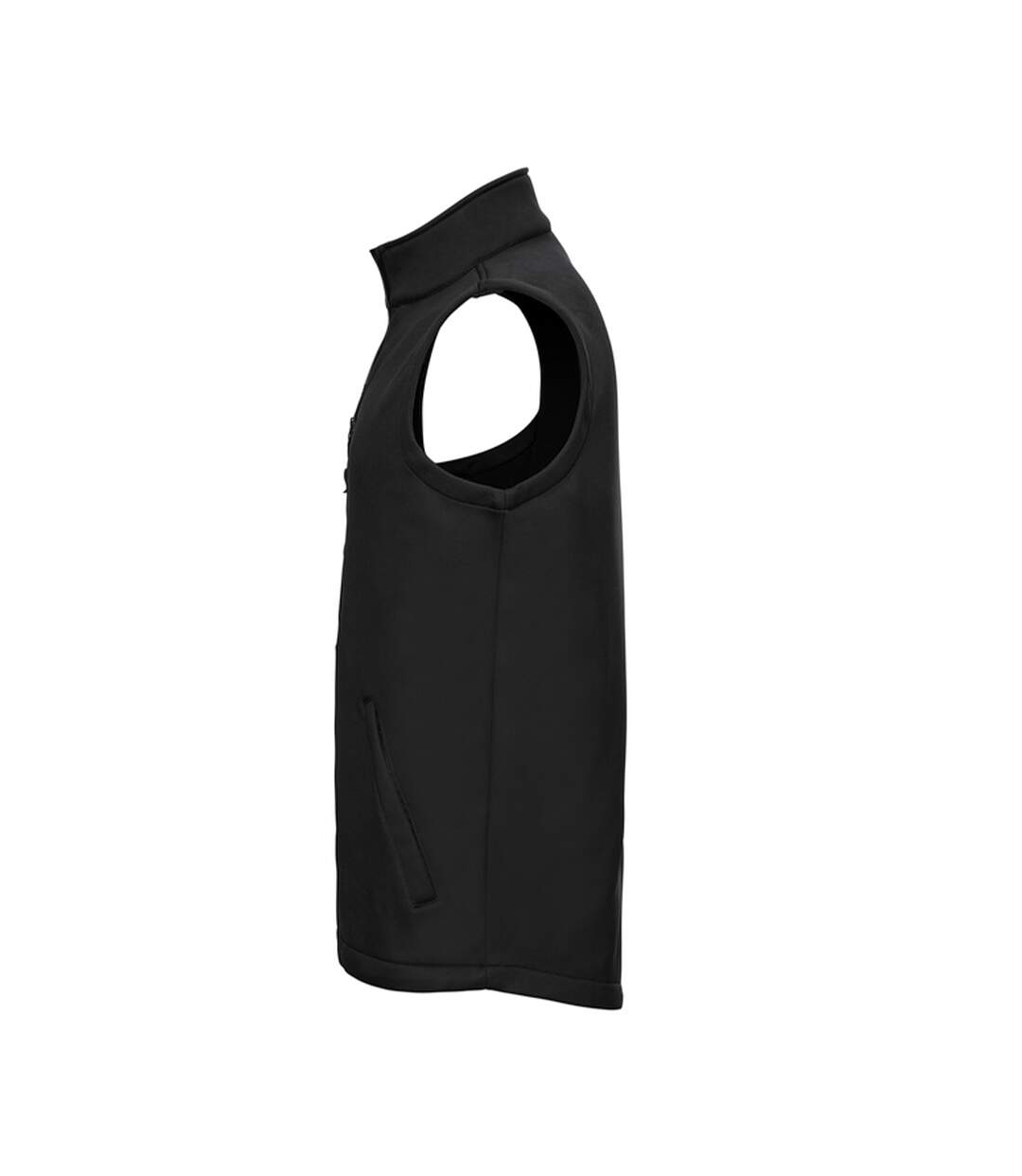 Mens Smart Softshell Gilet Black Russell-4