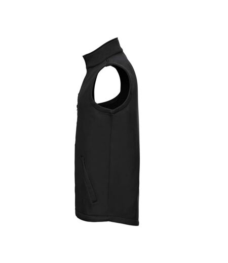 Mens Smart Softshell Gilet Black Russell
