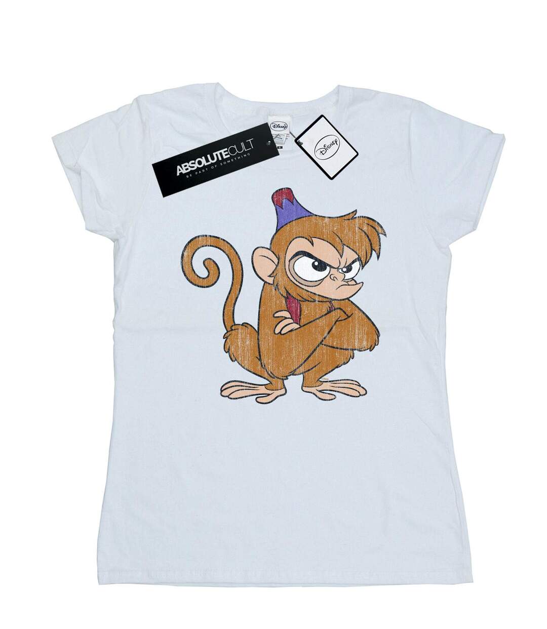 Disney - T-shirt ALADDIN CLASSIC ANGRY ABU - Femme (Blanc) - UTBI15451-1