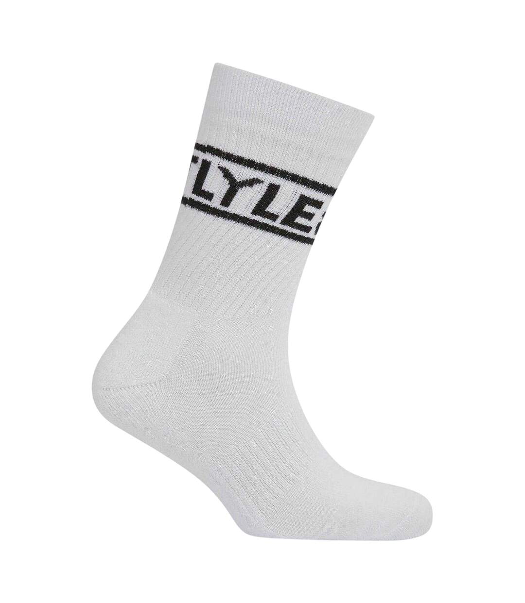 Lot De 3  Paires De Chaussettes Motif/style Marque Homme Blanc Lyle & Scott-2