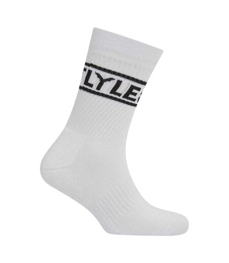 Lot De 3  Paires De Chaussettes Motif/style Marque Homme Blanc Lyle & Scott