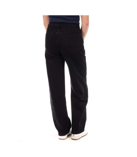 Jean droit noir femme monday premium 1930a